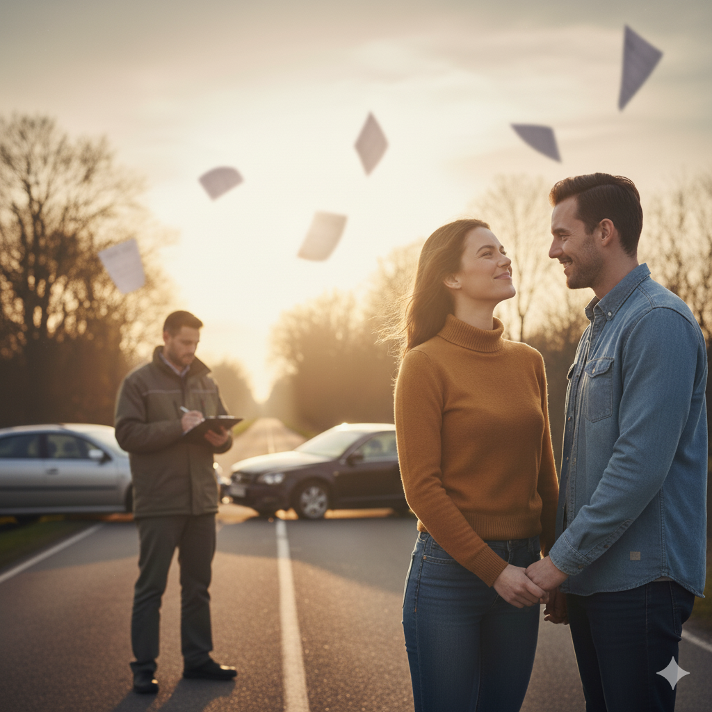 Privatkunde mit Fahrzeug